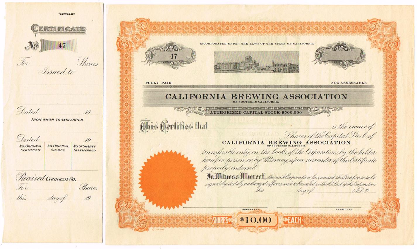 California Brewing Association of Southern California (Acme?)