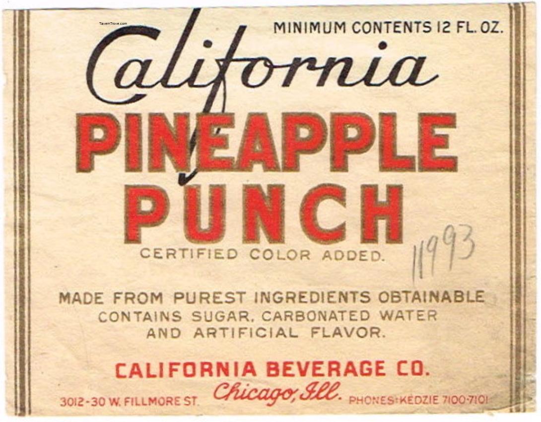 California Pineapple Punch Chicago Illinois