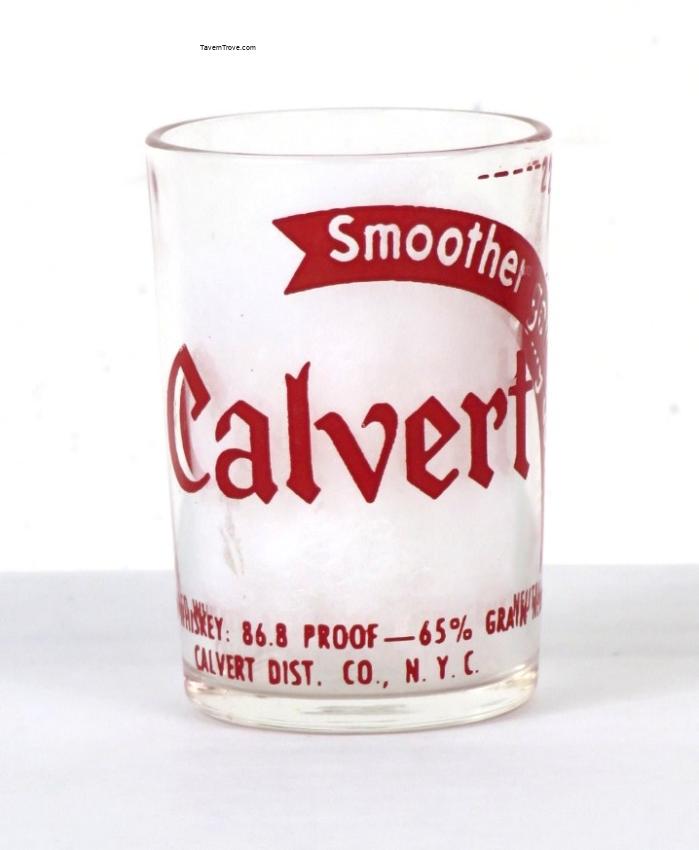 Calvert Whiskey 2½ Inch Measuring Jigger Shot Glass