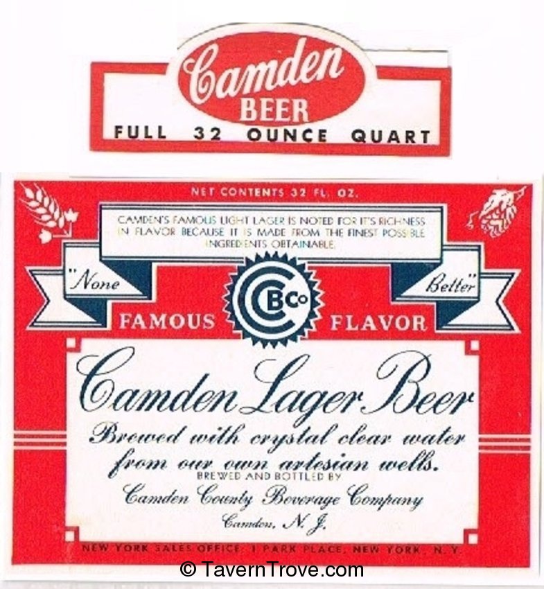 Camden Lager Beer