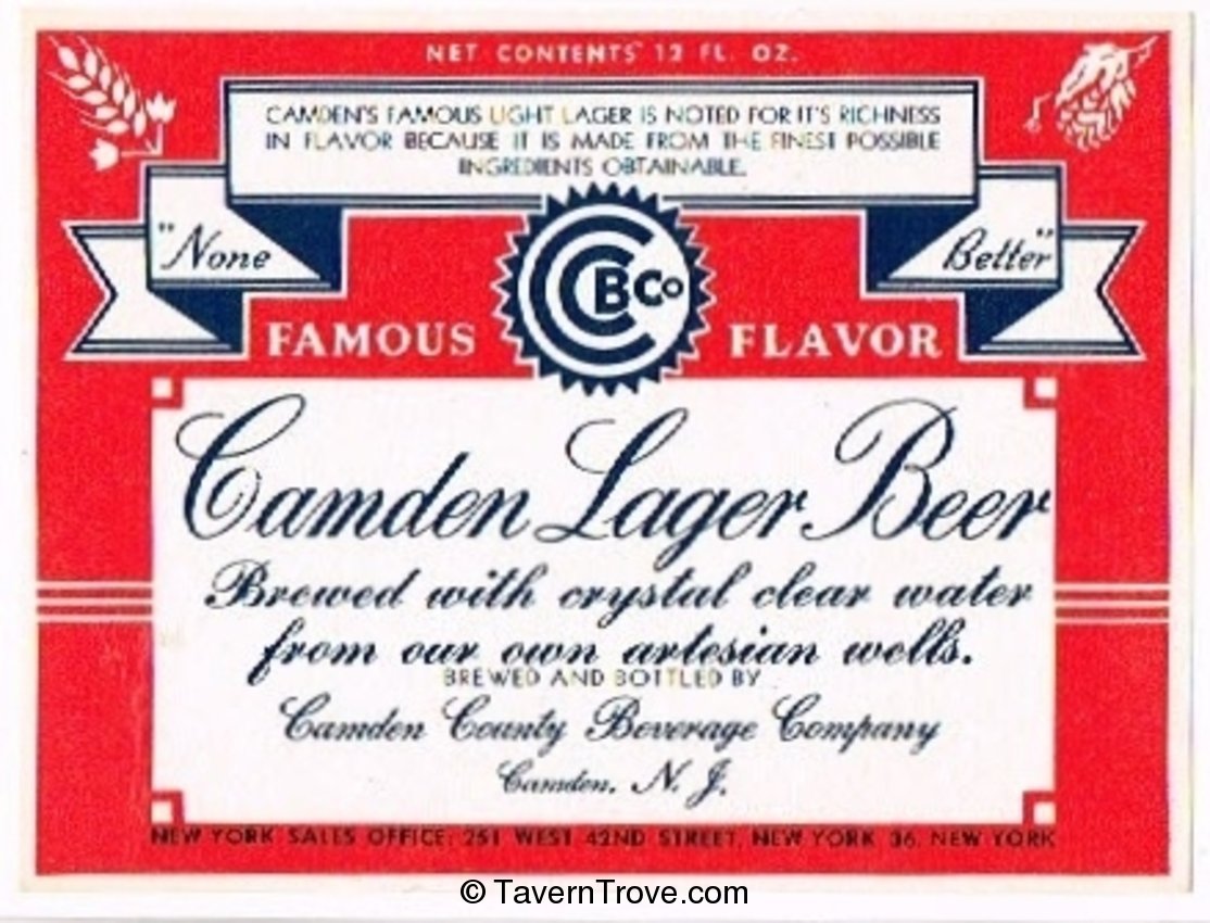 Camden Lager Beer