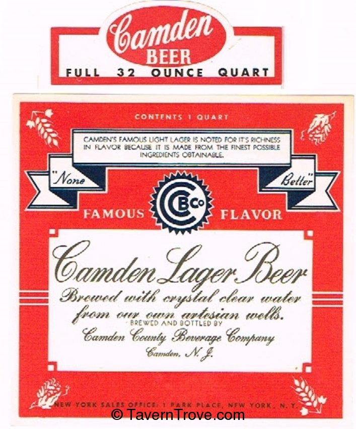 Camden Lager Beer