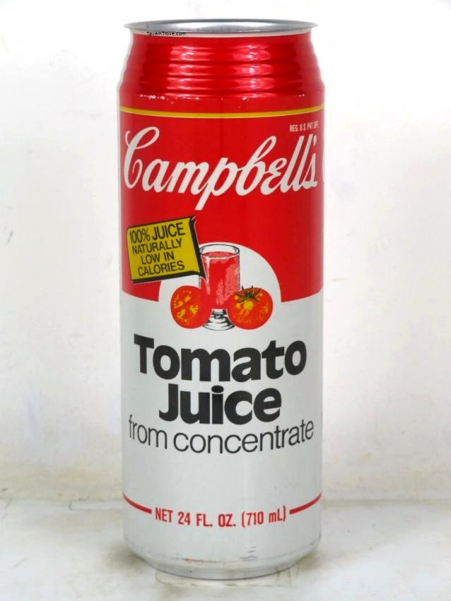 Campbell's Tomato Juice Test 24oz Can