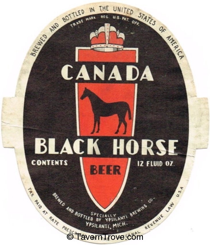 Canada Black Horse Beer