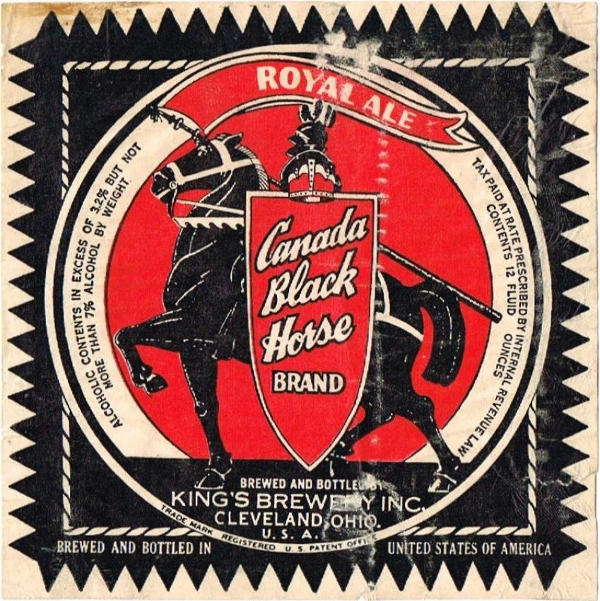 Canada Black Horse Brand Ale