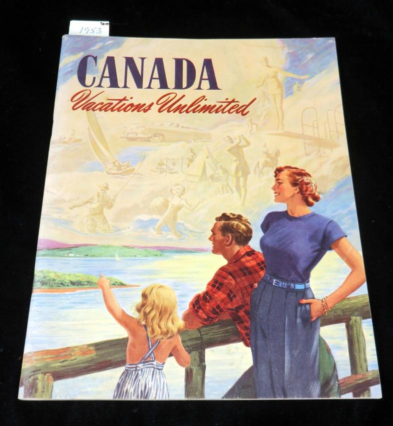 Canada Vacations Unlimited Tourist Souvenir Booklet