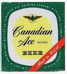 Canadian Ace Brand Beer