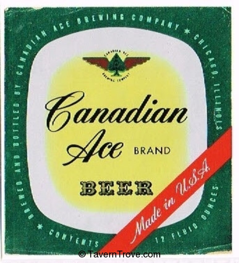 Canadian Ace Brand Beer