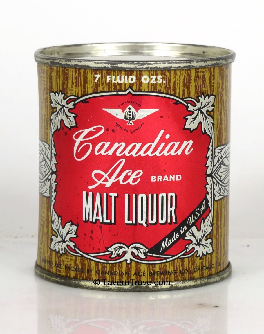 Item 36311 1958 Canadian Ace Malt Liquor 7 to 8oz Can 23920