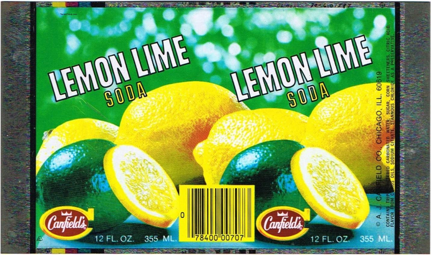 Canfield's Lemon Lime Soda (sheet)