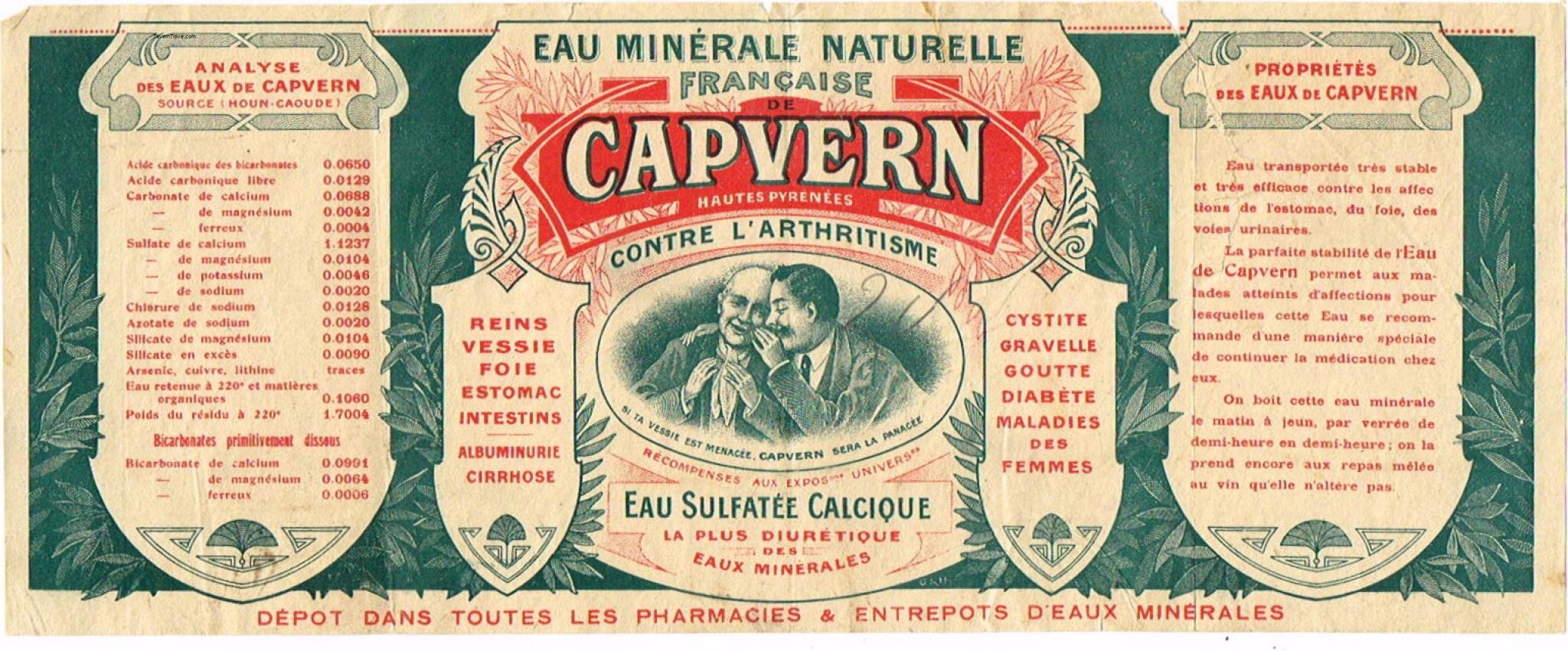 Capvern Medicinal Mineral Water France