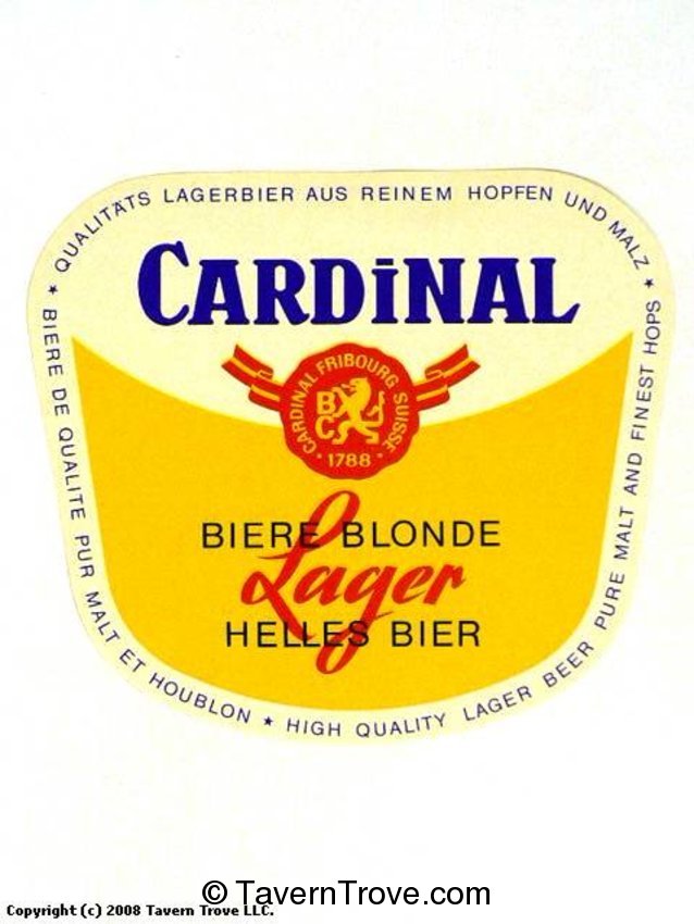Cardinal Lager Biere Blonde