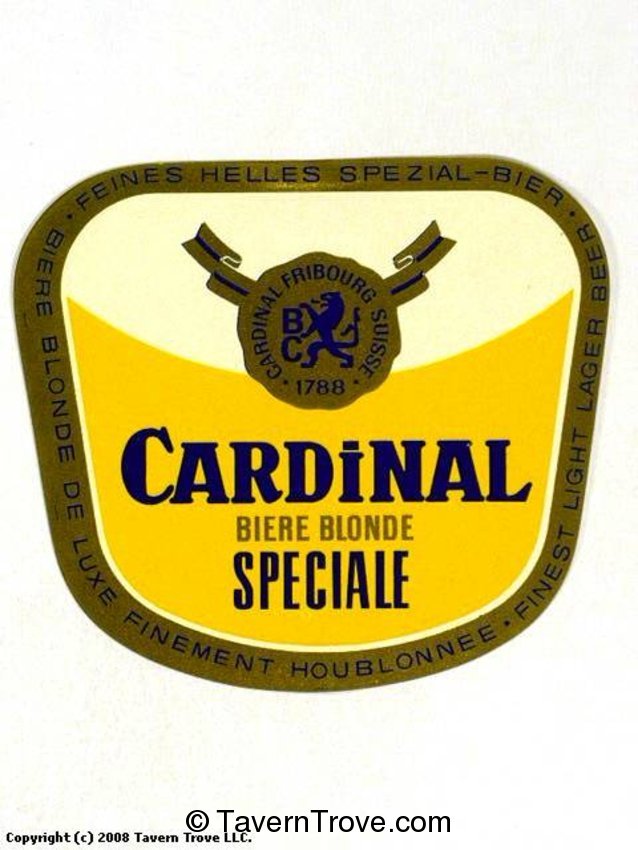 Cardinal Spéciale Biere Blonde