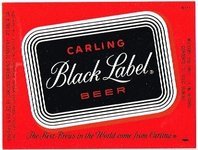 Carling Black  Label Beer