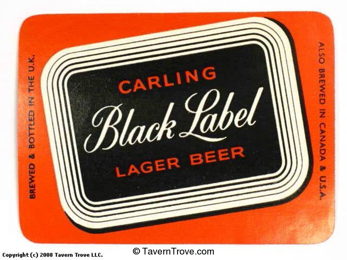 Carling Black Label Lager Beer