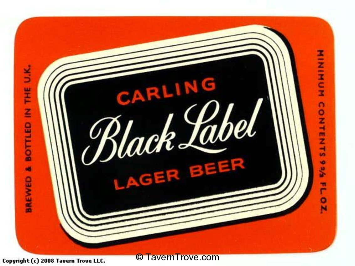 Carling Black Label Lager Beer