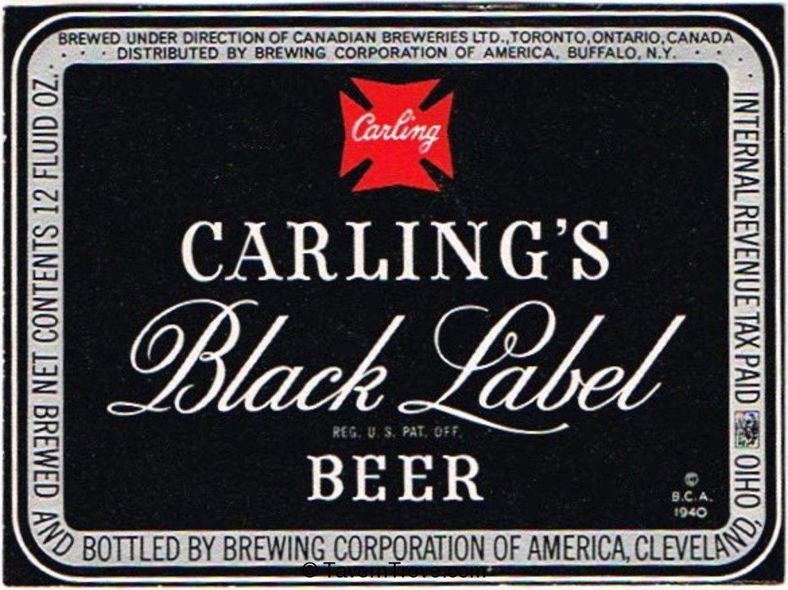 Carling's Black Label Beer