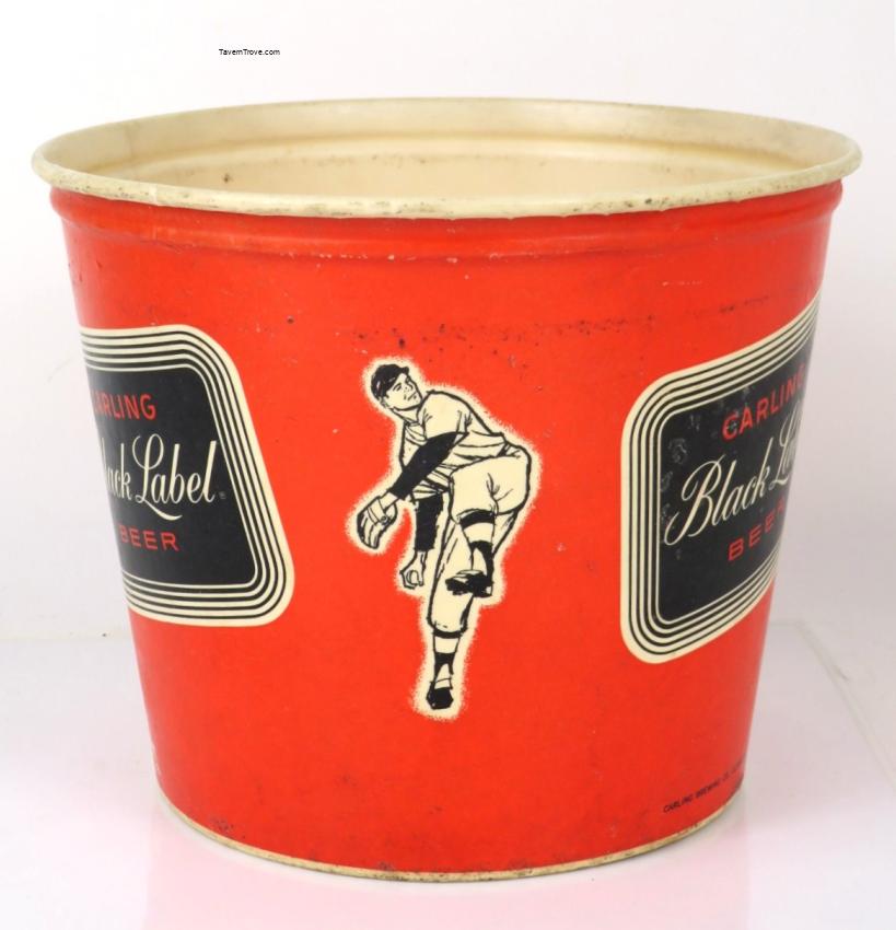 Carling Black Label Beer Baseball Football Golf 6 Inch Ice Bucket