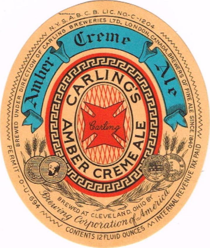 Carling's Amber Creme Ale