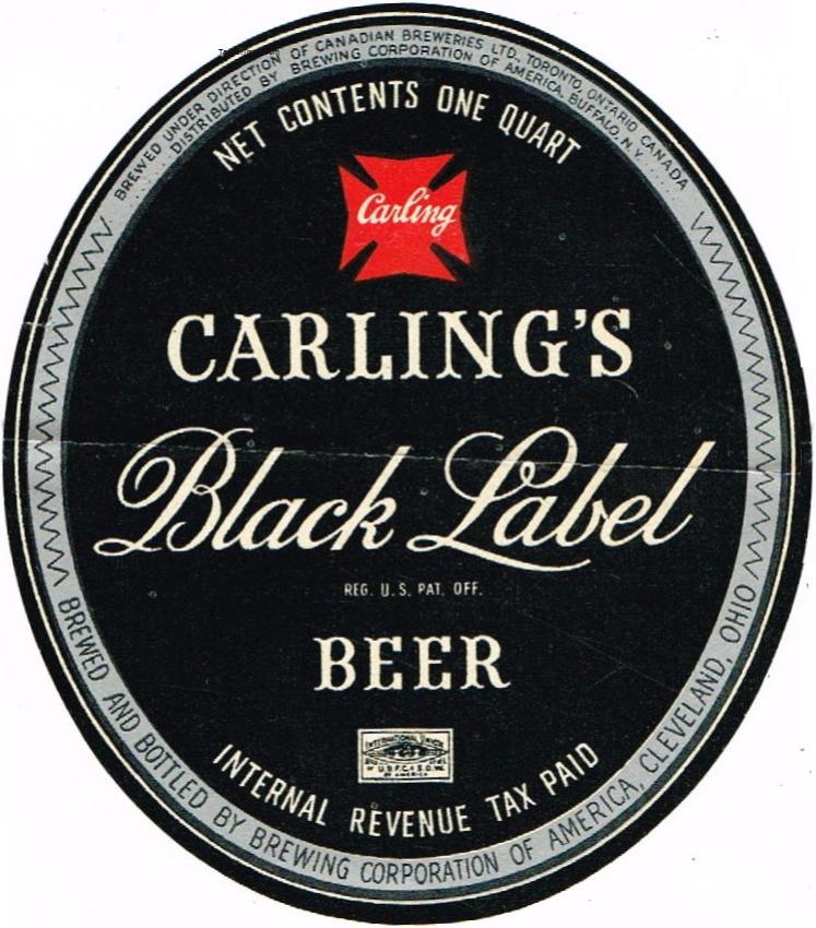 Carling's Black Label Beer
