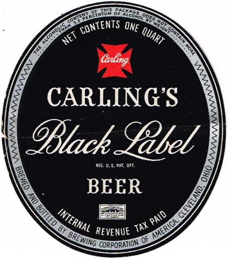 Carling's Black Label Beer
