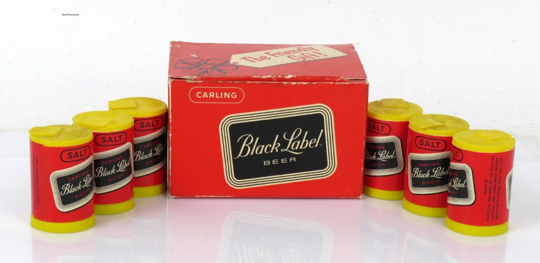 Carling's Black Label Six Pack Box of Salt Shakers