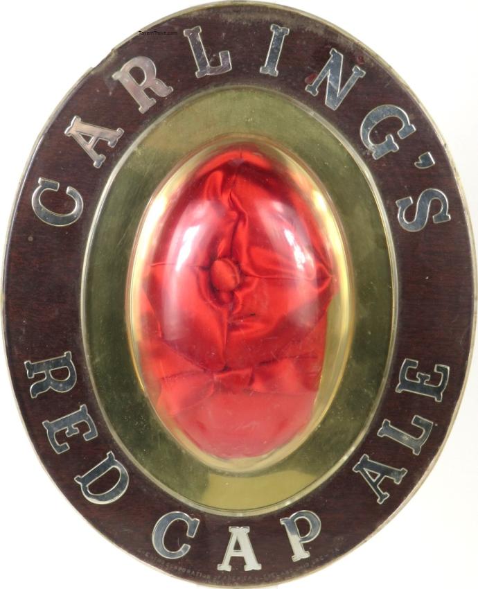 Carling's Red Cap Ale Oval