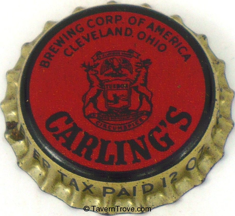 Carling's Beer ~MI 12oz Tax