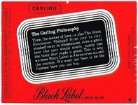 Carling's Black Label Beer
