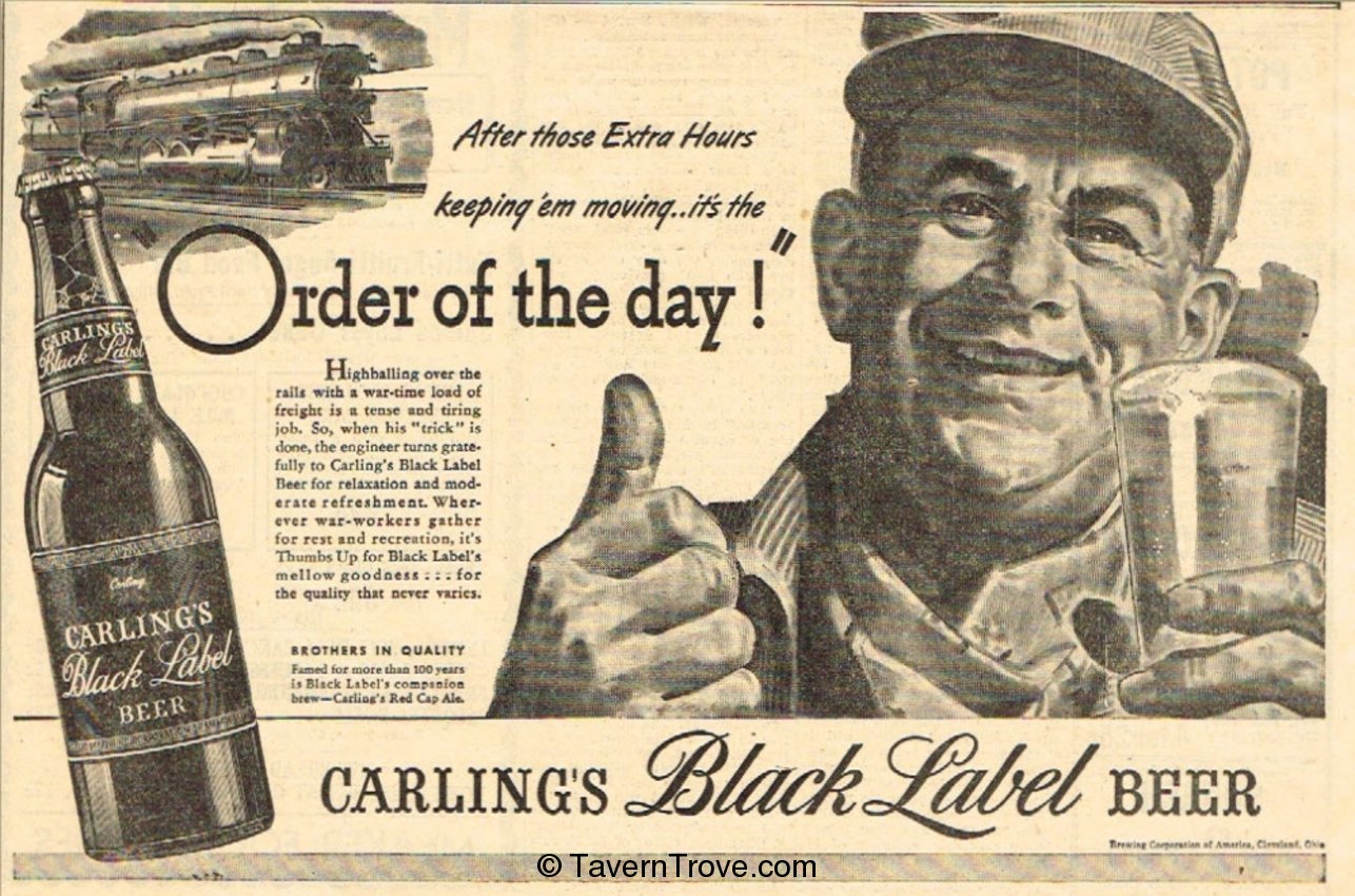 Carling's Black Label Beer