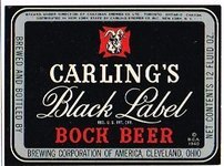 Carling's Black Label Bock Beer