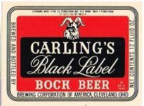 Carling's Black Label Bock Beer
