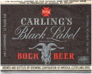 Carling's Black Label Bock Beer
