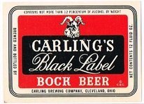 Carling's Black Label Bock Beer