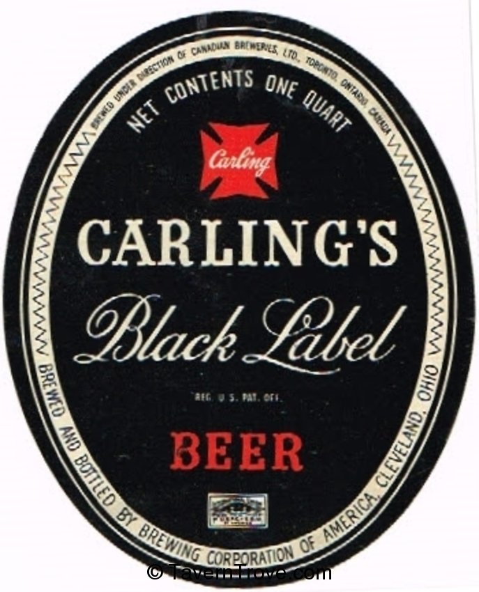 Carling's Black Label Lager Beer