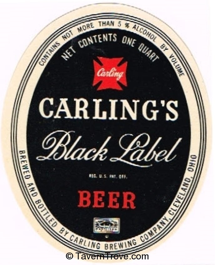 Carling's Black Label Lager Beer