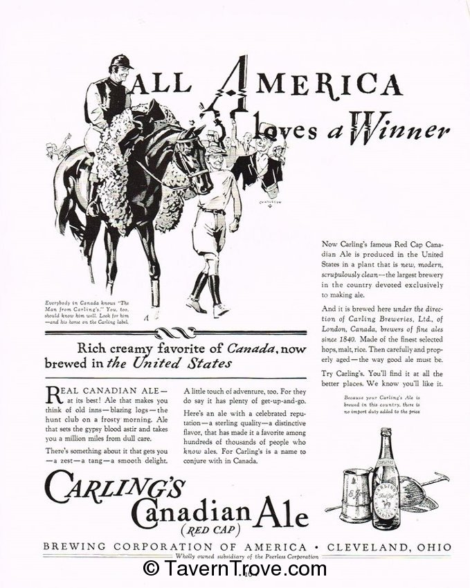 Carling's Canadian Ale