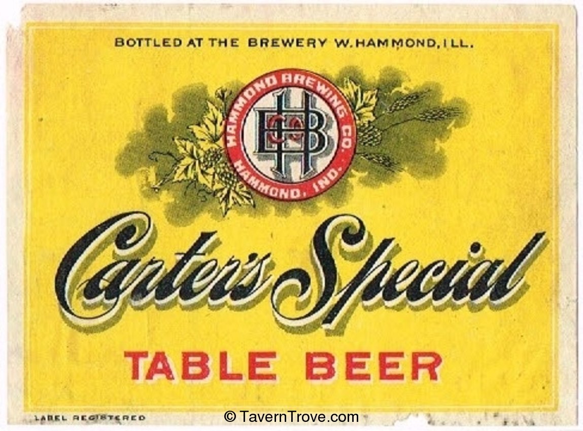 Carter's Special Table Beer
