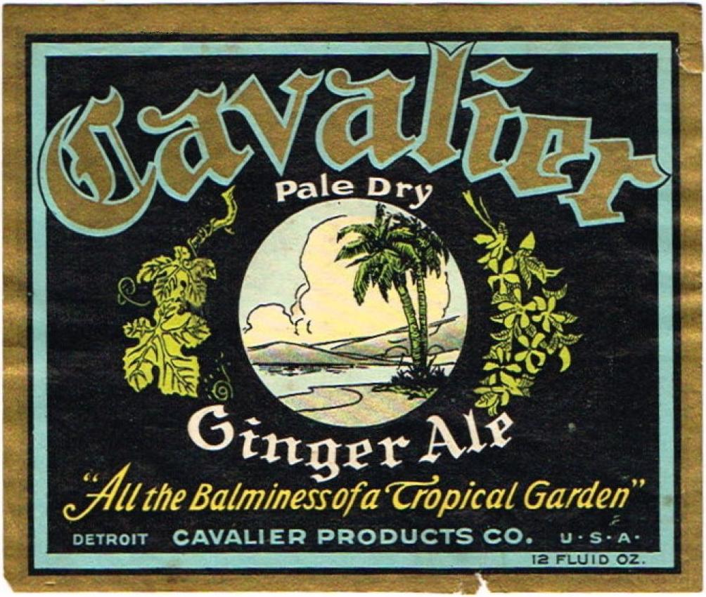 Cavalier Ginger Ale Detroit Michigan