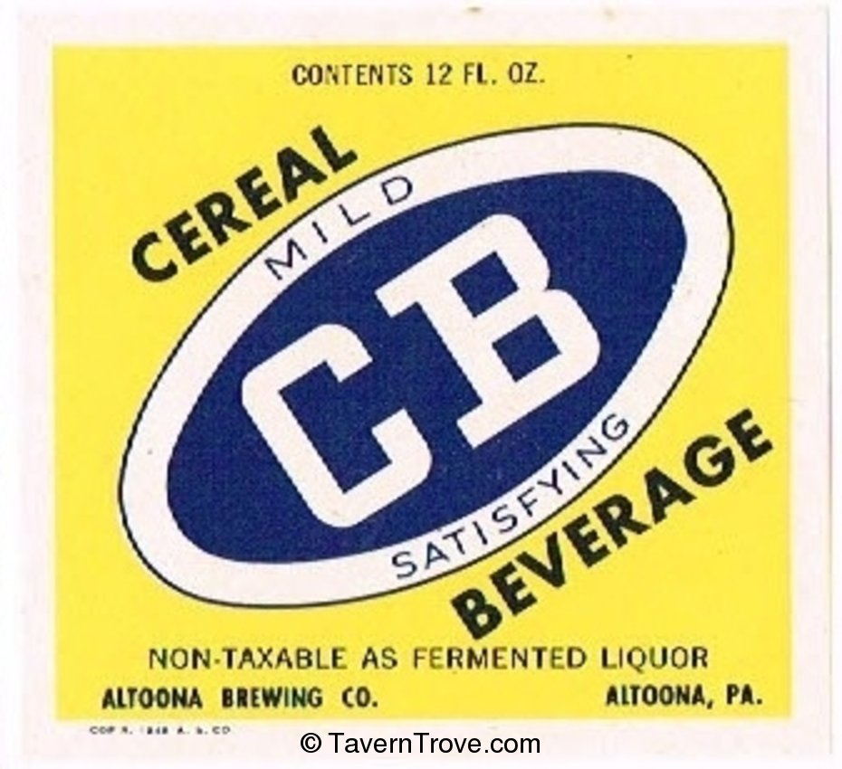 CB  Cereal Beverage