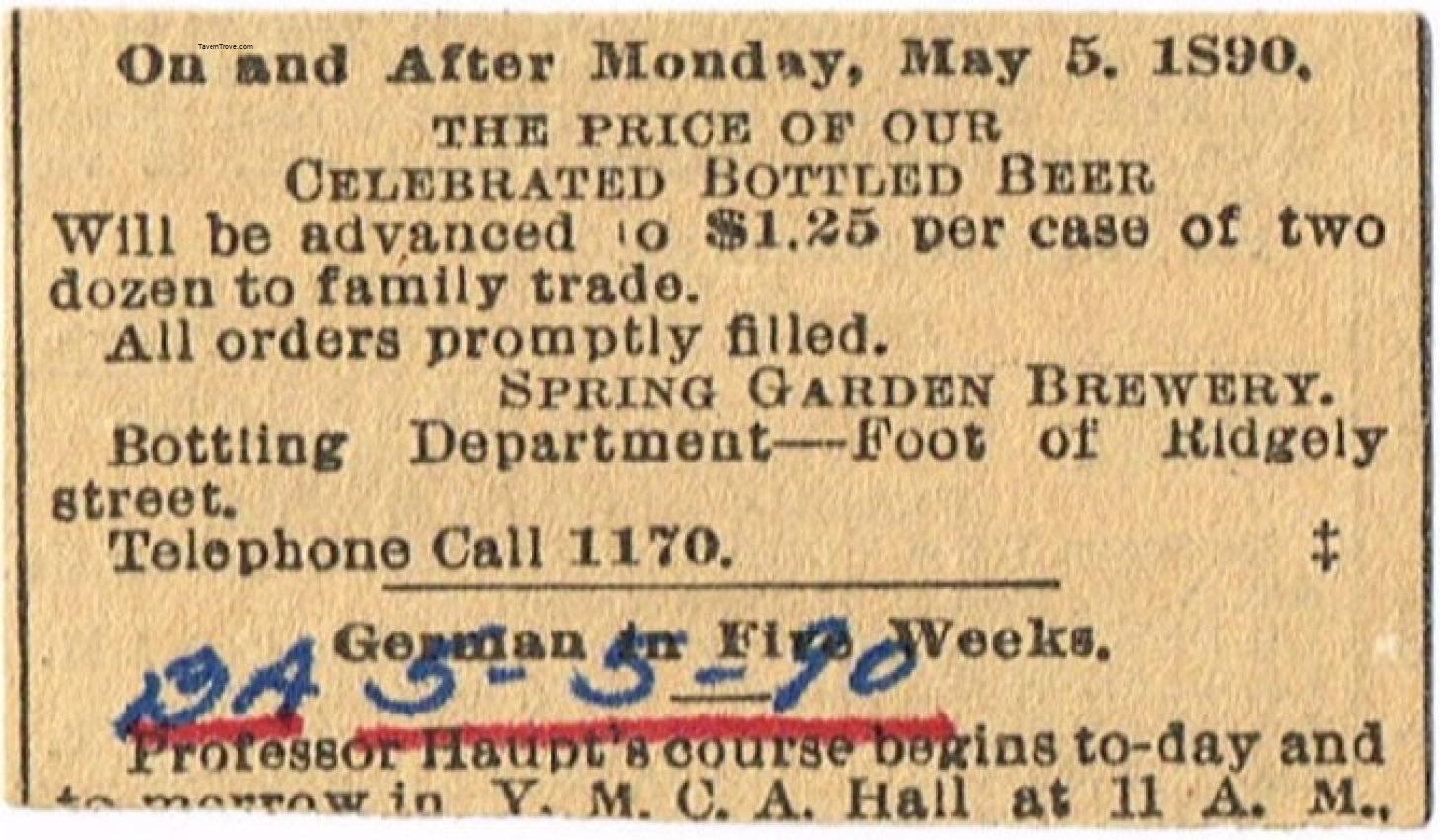 Celebrated Bottled Beer