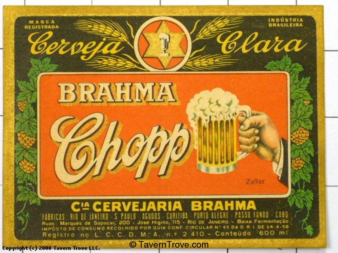 Cerveja Brahma Clara Chopp