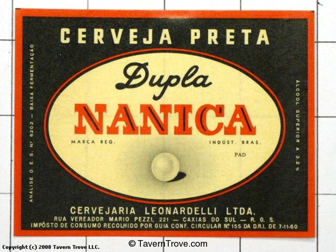 Cerveja Nanica Dupla