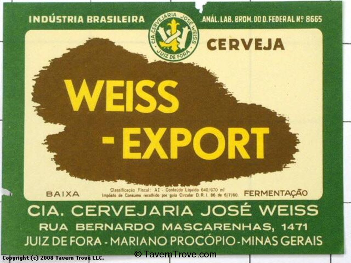 Cerveja Weiss-Export