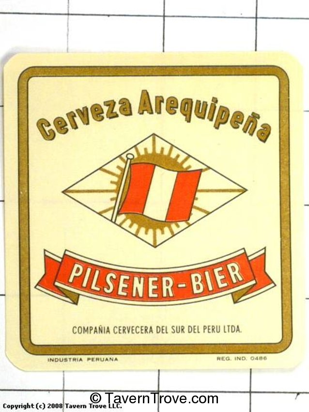 Cerveza Arequipena Pilsener-Bier