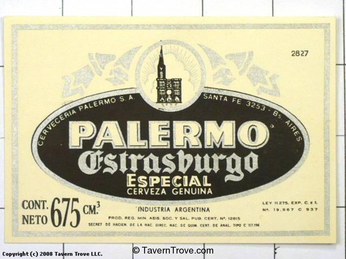 Cerveza Palermo Estrasburgo