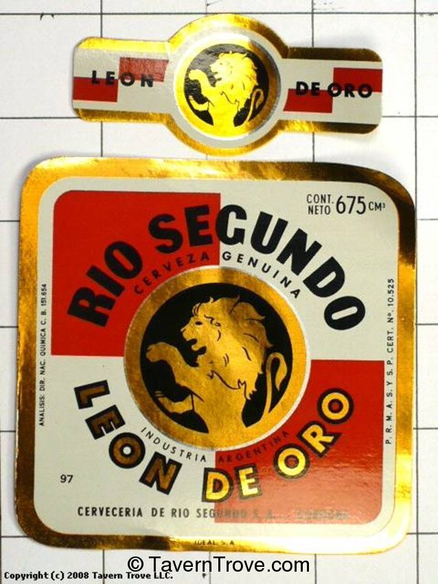 Cerveza Rio Segundo Leon De Oro