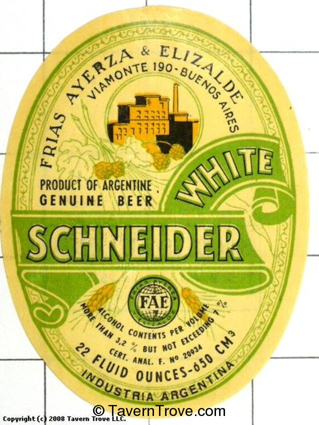 Cerveza Schneider White