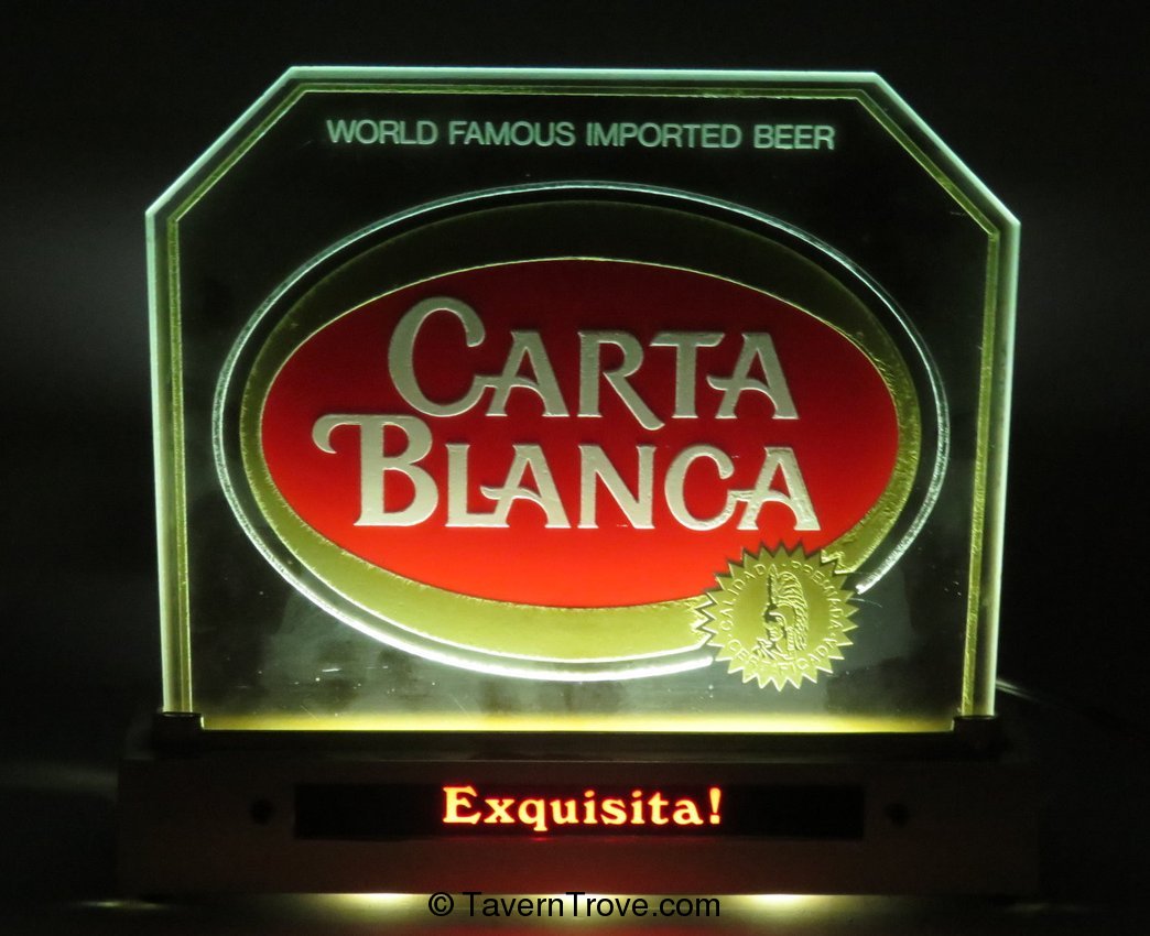 Cerveza Carta Blanca Cash Register Light