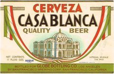 Cerveza Casa Blanca